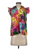 Fate Tropical Pink Short Sleeve Blouse Size S - photo 1