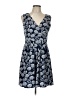 Maison Jules 100% Polyester Paisley Blue Casual Dress Size L - photo 1