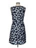 Maison Jules 100% Polyester Paisley Blue Casual Dress Size L - photo 2