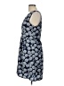 Maison Jules 100% Polyester Paisley Blue Casual Dress Size L - photo 5
