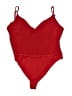 SIMKHAI 100% Recycled Polyester Red Bodysuit Size 5X - photo 1