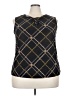 Jones Studio Argyle Black Sleeveless Blouse Size 3X - photo 1