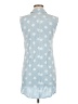 Sim & Sam 100% Rayon Stars Blue Casual Dress Size M - photo 2