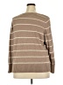 SONOMA life + style Stripes Brown Pullover Sweater Size 2X - photo 2