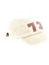 Claire's 100% Polyester Ivory Baseball Cap  One size (youth) - photo 1