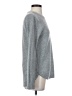 Pink Clover Metallic Silver Pullover Sweater Size S - photo 4