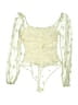 Le Lis Ivory Long Sleeve Blouse Size M - photo 2