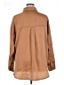 Impressions 100% Polyester Solid Brown Long Sleeve Blouse Size 1X - photo 2