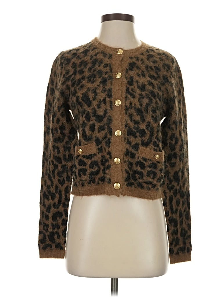 Jcrew Cardigan Sweater In Brown