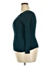 Hooked Up Teal Pullover Sweater Size M - photo 5