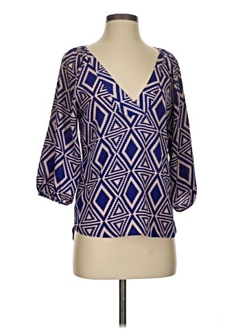 Buttons 3/4 Sleeve Blouse (view 1)