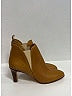 Chloé 100% Leather Brown Tan Leather Ankle Boots Size EU (IT) 38 / US 8 - photo 4