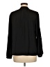 Jennifer Lopez 100% Polyester Black Long Sleeve Blouse Size M - photo 2
