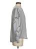 Ann Taylor Gray Long Sleeve Blouse Size S - photo 4