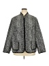 Requirements 100% Polyester Animal Print Gray Jacket Size 2XW - photo 1