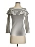 Leifnotes 100% Cotton Ivory 3/4 Sleeve Top Size XS - photo 1