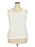 Woolrich 100% Cotton Ivory Sleeveless Top Size 2X - photo 1