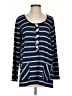 Soft Surroundings Blue Long Sleeve Henley Size S - photo 1