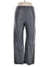 Rebecca Taylor 100% Leather Gray Leather Pants Size 14 - photo 1