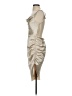 Fashion Nova Metallic Silver Cocktail Dress Size M - photo 5
