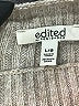 Edited Solid Gray Turtleneck Sweater Size L - photo 4