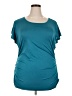 Ekouaer Teal Short Sleeve Top Size 2X - photo 1