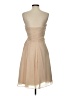 Unbranded 100% Polyester Tan Cocktail Dress Size M (estimated) - photo 2