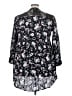 Torrid Floral Black 3/4 Sleeve Blouse Size 3X (3) - photo 2