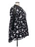 Torrid Floral Black 3/4 Sleeve Blouse Size 3X (3) - photo 4