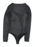 Express 100% Polyester Metallic Black Bodysuit Size XS - photo 2
