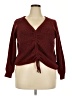 Assorted Brands Burgundy Brown Cardigan Size 2X - photo 1