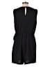 Emma & Michele 100% Polyester Solid Black Romper Size L - photo 2
