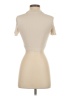 Shein Ivory Short Sleeve Turtleneck Size 4 - photo 2