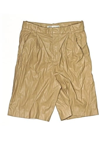 Zara Khaki Shorts (view 1)