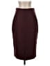 Classiques Entier Solid Burgundy Formal Skirt Size 4 - photo 1