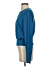 Express 100% Polyester Blue Long Sleeve Blouse Size S - photo 5