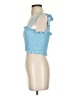 Shein Blue Sleeveless Top Size 4 - photo 5