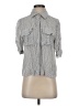 Sim & Sam Gray 3/4 Sleeve Button-Down Shirt Size S - photo 1