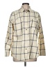 Universal Thread Checkered-gingham Ivory Long Sleeve Button-Down Shirt Size M - photo 1