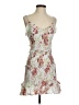 Zara 100% Polyester Floral White Blue Cocktail Dress Size XS - photo 1