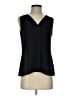 Banana Republic 100% Polyester Black Sleeveless Blouse Size 4 - photo 1