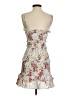 Zara 100% Polyester Floral White Blue Cocktail Dress Size XS - photo 2