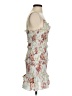 Zara 100% Polyester Floral White Blue Cocktail Dress Size XS - photo 4