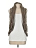 Black 100% Acrylic Brown Sweater Vest Size M - photo 1