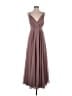 BHLDN 100% Polyester Brown Cocktail Dress Size S - photo 1