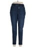 Flawless Solid Blue Jeans Size 16 - photo 1