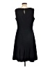 Sandra Darren Solid Black Cocktail Dress Size 12 - photo 2