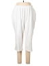 Lands' End 100% Cotton Solid White Casual Pants Size L (tall) - photo 1