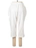 Lands' End 100% Cotton Solid White Casual Pants Size L (tall) - photo 2