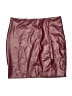 Assorted Brands Solid Burgundy Faux Leather Skirt Size L - photo 1